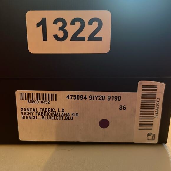 Gucci Princetown Horsebit Loafer Mule Fabric Gingham Checkered NEW  EU 36 US 6 - Picture 13 of 13